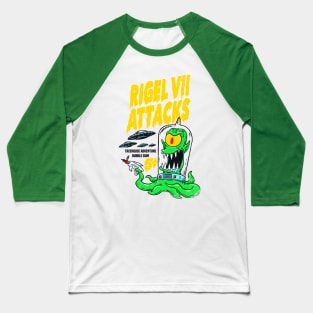 Rigel VII Attacks! Baseball T-Shirt